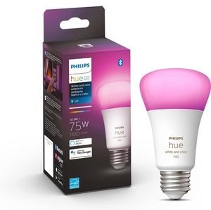 Philips hue 75w color and white Bluetooth LED Bulbs X 3.
